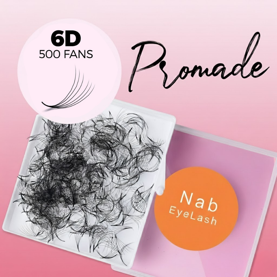 500 premium 6d premade lash fans – 0.07mm, perfect curl & volume