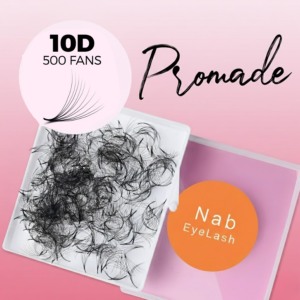 Home promade 10d lash fans | 0.03–0.07mm | 500 fans | ultra light & fluffy