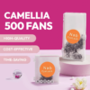 5d camellia promade fans | 0.07mm | 500 handmade fans