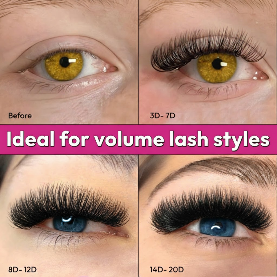 promade 8d lash fans | 0.05mm | 500 fans | ultra light & fluffy