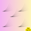 500 premium 6d premade lash fans – 0.07mm, perfect curl & volume
