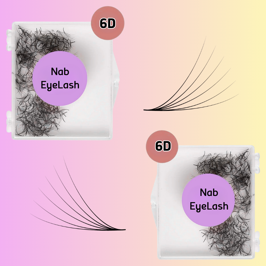 500 premium 6d premade lash fans – 0.07mm, perfect curl & volume