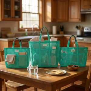green life mesh tote eco