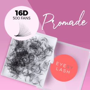 luxury 16d promade lash fans | 0.03mm | 500 pre made fans