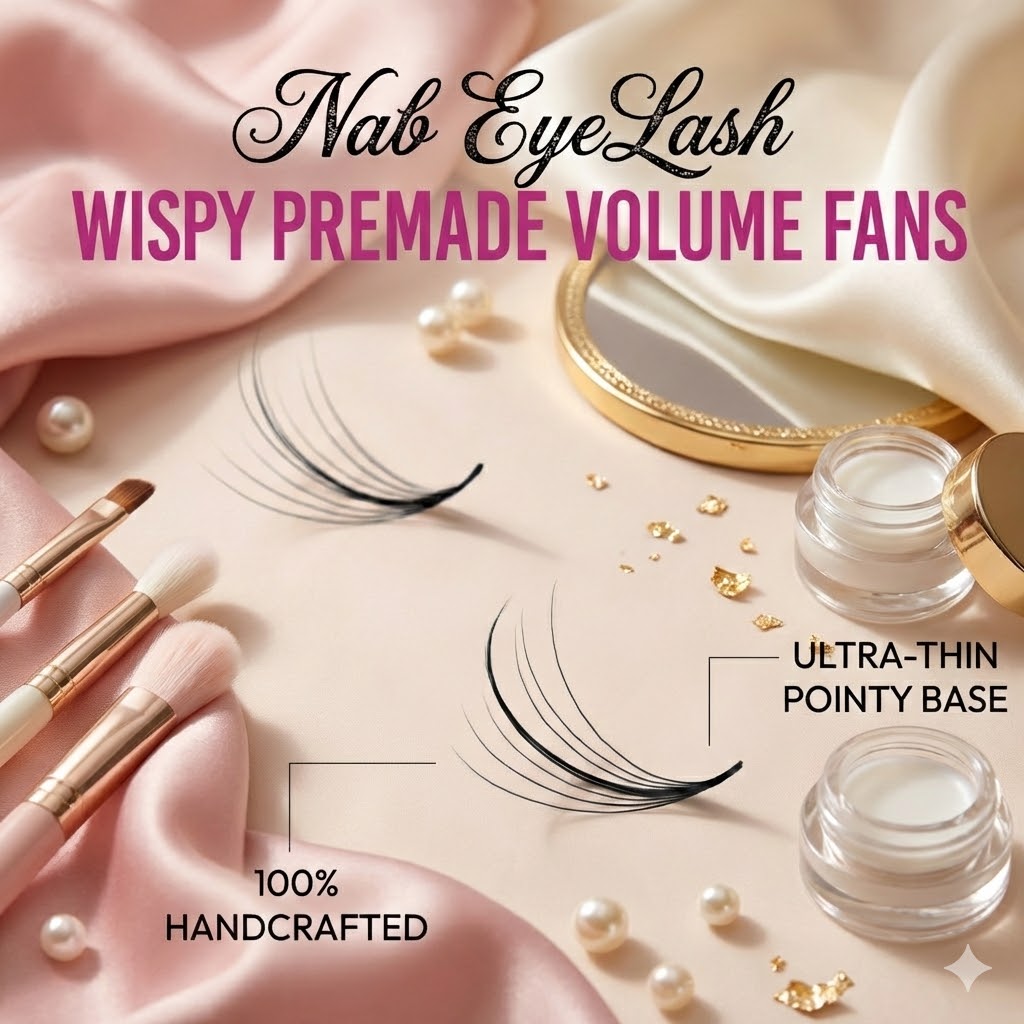 5d wispy promade fans | 0.07mm | 500 handmade fans