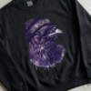 vintage baltimore football sweatshirt cool raven with sunglasses & beanie retro game day crewneck