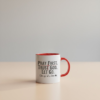 pray first trust god coffee mug – minimal christian mug with cross & coffee icon