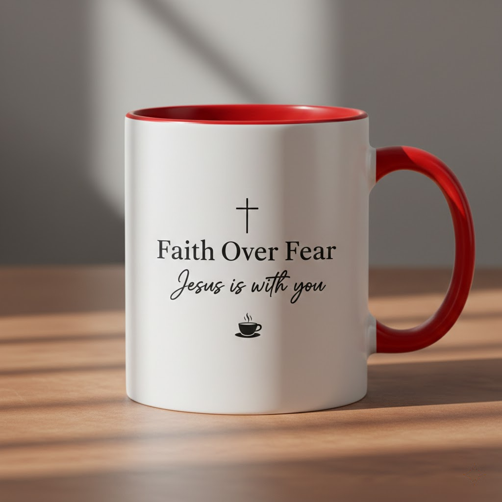 jesus is king christian coffee mug – faith inspired (copy)