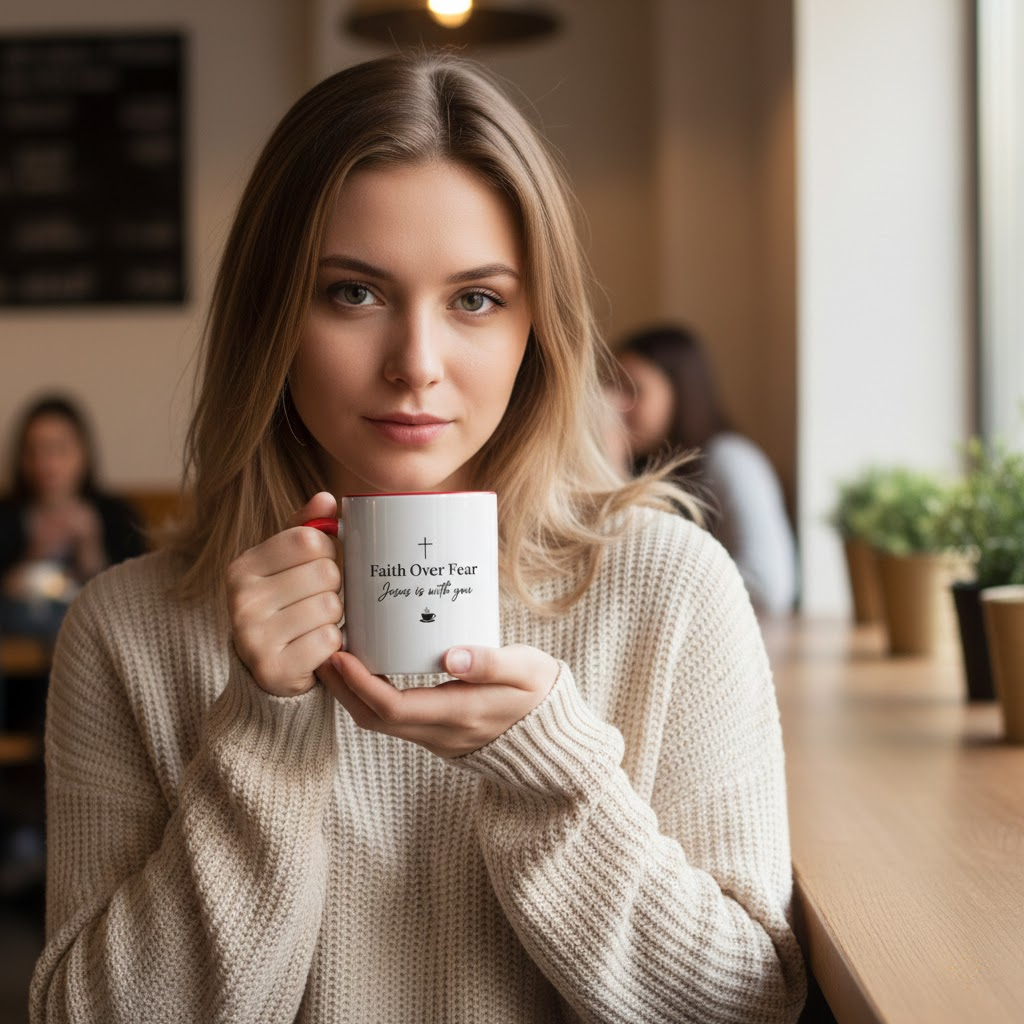 jesus is king christian coffee mug – faith inspired (copy)