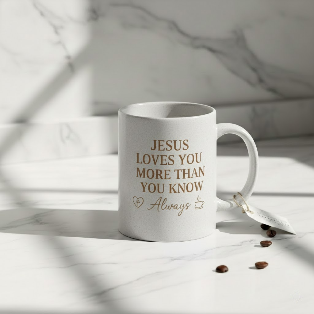 faith over fear christian mug – inspirational jesus coffee mug for daily encouragement (copy)