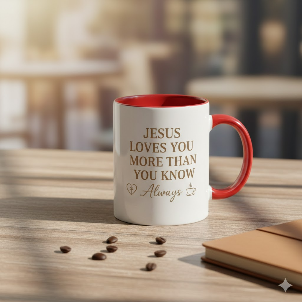 faith over fear christian mug – inspirational jesus coffee mug for daily encouragement (copy)