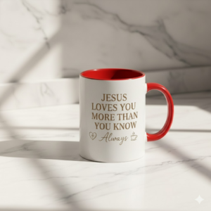 faith over fear christian mug – inspirational jesus coffee mug for daily encouragement (copy)