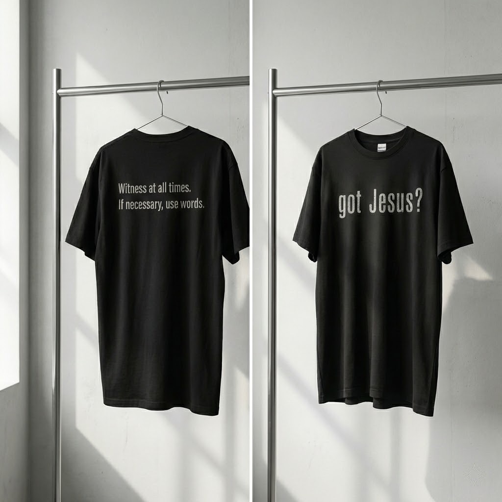 got jesus shirt, witness at all times, christian streetwear, evangelism t shirt, funny religious gift, faith based apparel for men