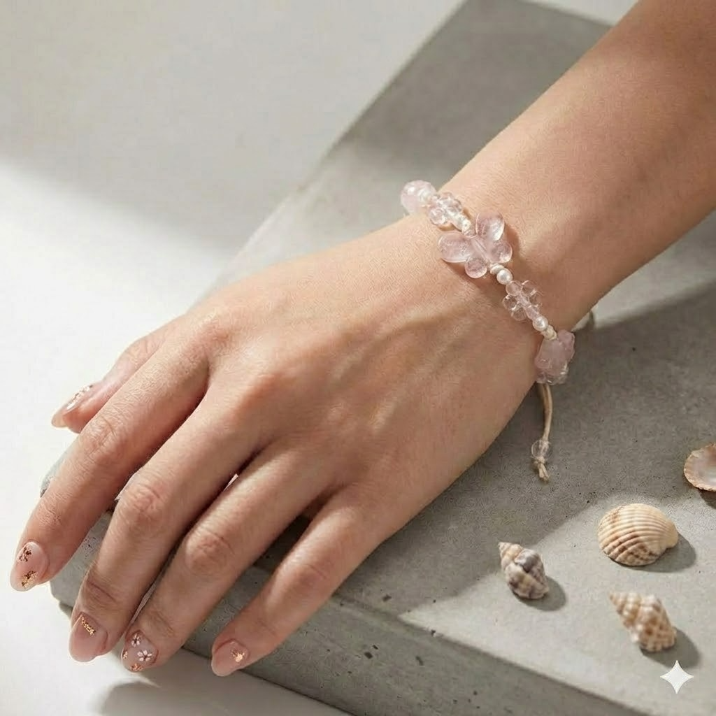 handmade butterfly bracelet – delicate feminine charm