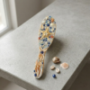 pearl seashell comb – handmade coastal elegance