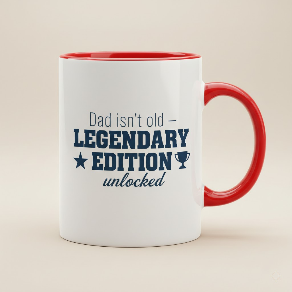 legendary dad coffee mug – funny ceramic mug gift