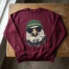 cool philly eagle graphic sweatshirt | distressed retro game day apparel for fans