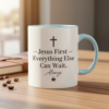 with jesus every day has hope – christian faith coffee mug gift (copy)