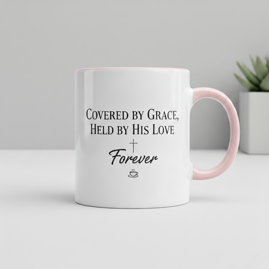 jesus first christian coffee mug – minimal faith mug with cross design (copy)