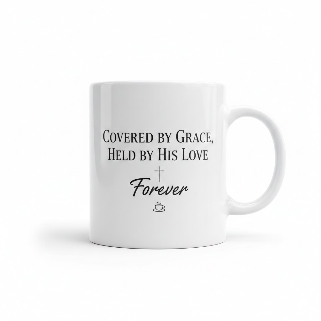jesus first christian coffee mug – minimal faith mug with cross design (copy)