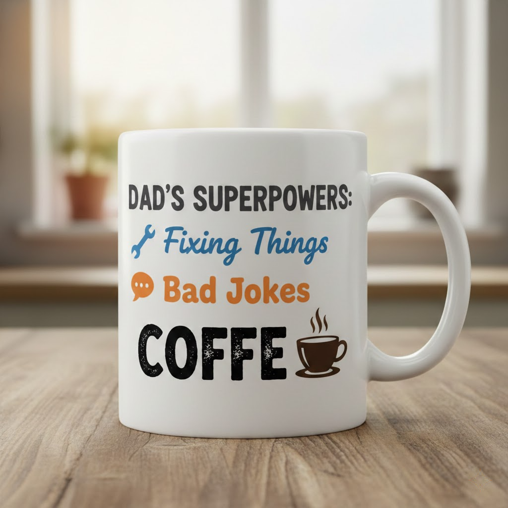 dad’s superpowers coffee mug – fun ceramic mug for dad dad’s superpowers coffee mug – fun ceramic mug for dad