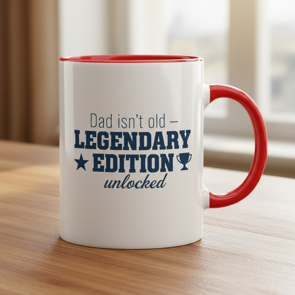 legendary dad coffee mug – funny ceramic mug gift