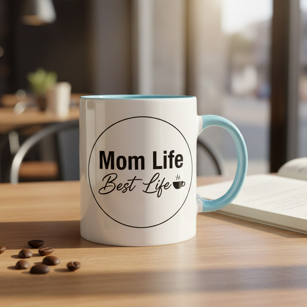 jesus first christian coffee mug – minimal faith mug with cross design (copy)