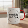 mom life best life mug – minimal coffee mug for moms