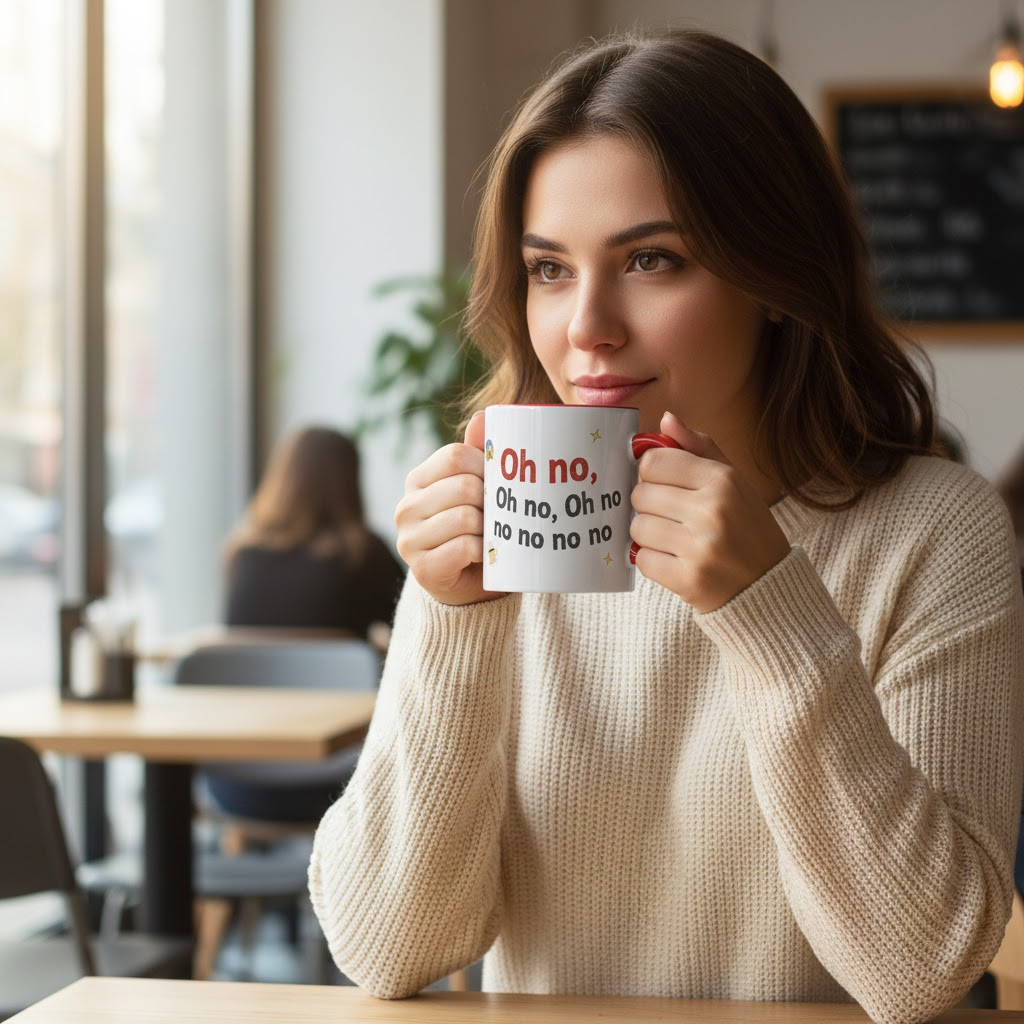 oh no oh no viral tiktok meme ceramic mug