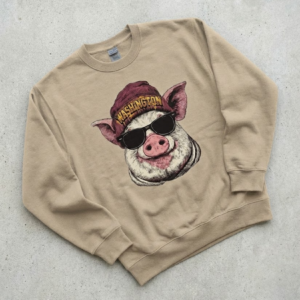 kansas city cool wolf vintage football fan apparel retro mascot design (copy)