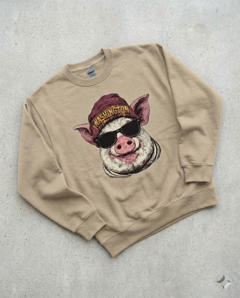 kansas city cool wolf vintage football fan apparel retro mascot design (copy)