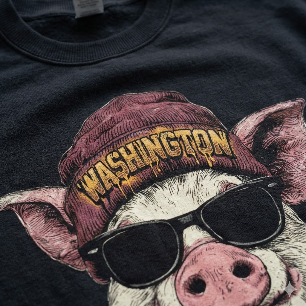 kansas city cool wolf vintage football fan apparel retro mascot design (copy)