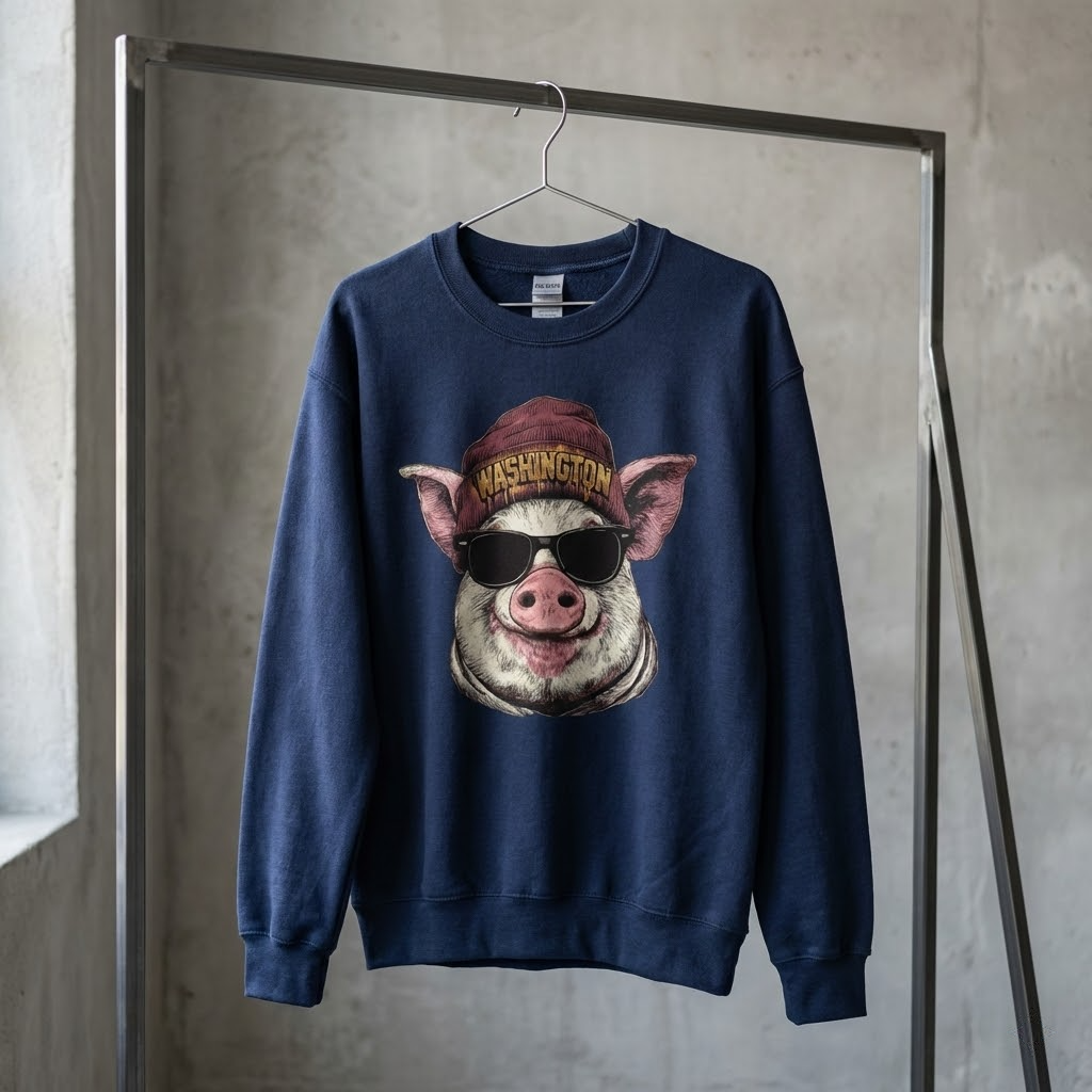 kansas city cool wolf vintage football fan apparel retro mascot design (copy)