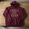 blessed not stressed hoodie vintage christian streetwear with praying hands & rosary graphic (copy)