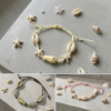 handmade shell & starfish bracelet – beach vibes jewelry