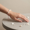 handmade shell & starfish bracelet – beach vibes jewelry
