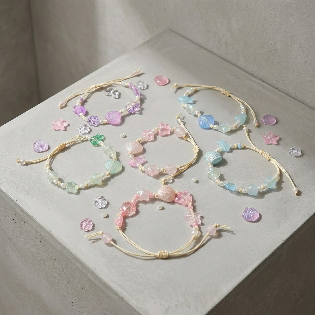 seashell bracelet – handmade coastal jewelry (copy)