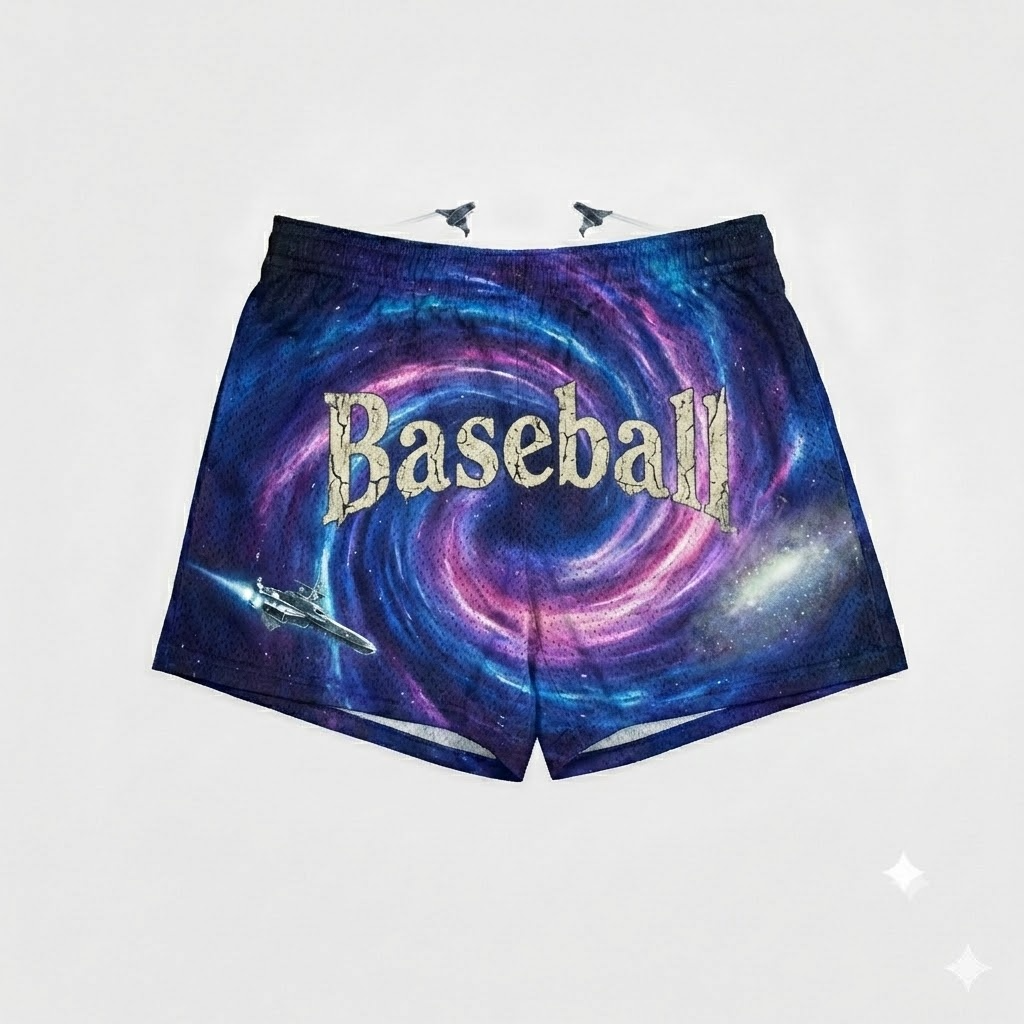 pencil youth shorts – trendy summer baseball graphic shorts for kids (copy)