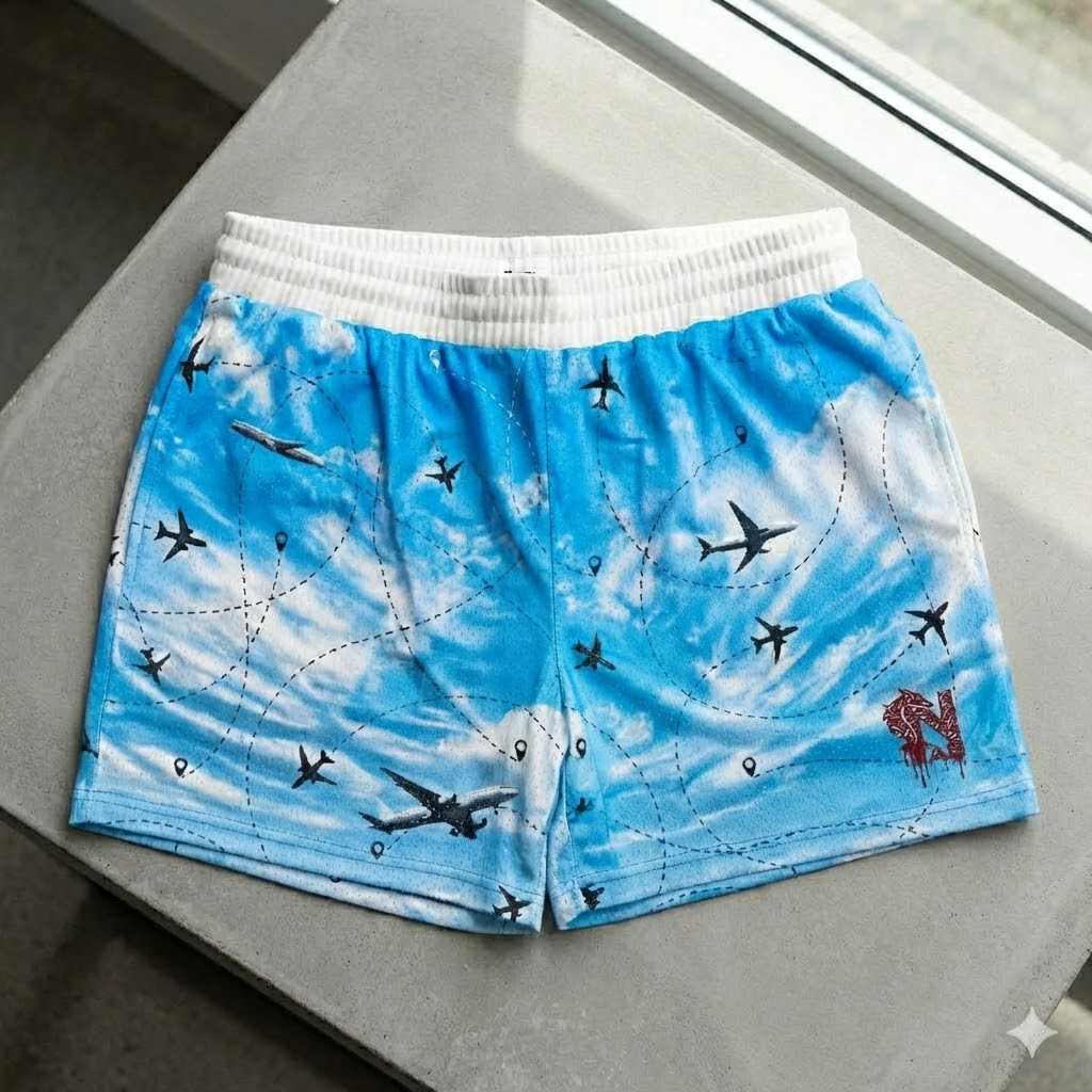 star youth shorts – trendy summer baseball graphic shorts for kids