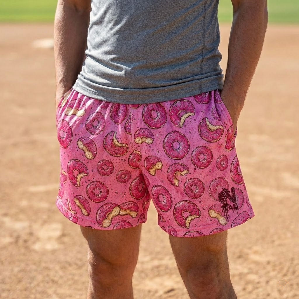 ice cream youth shorts – trendy summer graphic shorts for kids (copy)