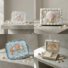 handmade seashell jewelry box – coastal treasure decor