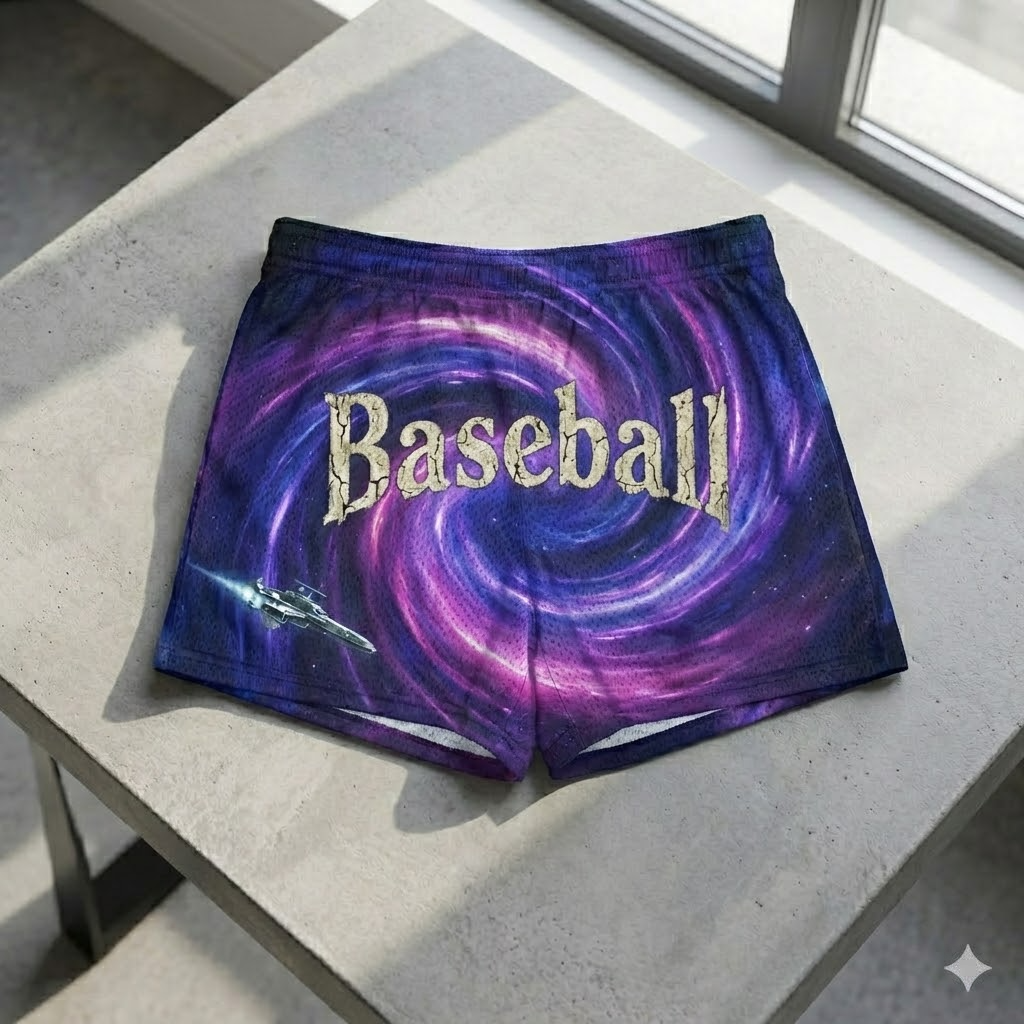 pencil youth shorts – trendy summer baseball graphic shorts for kids (copy)