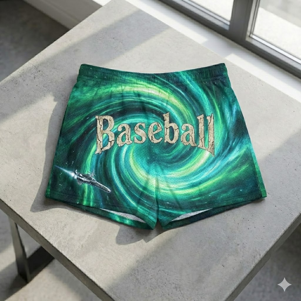 pencil youth shorts – trendy summer baseball graphic shorts for kids (copy)