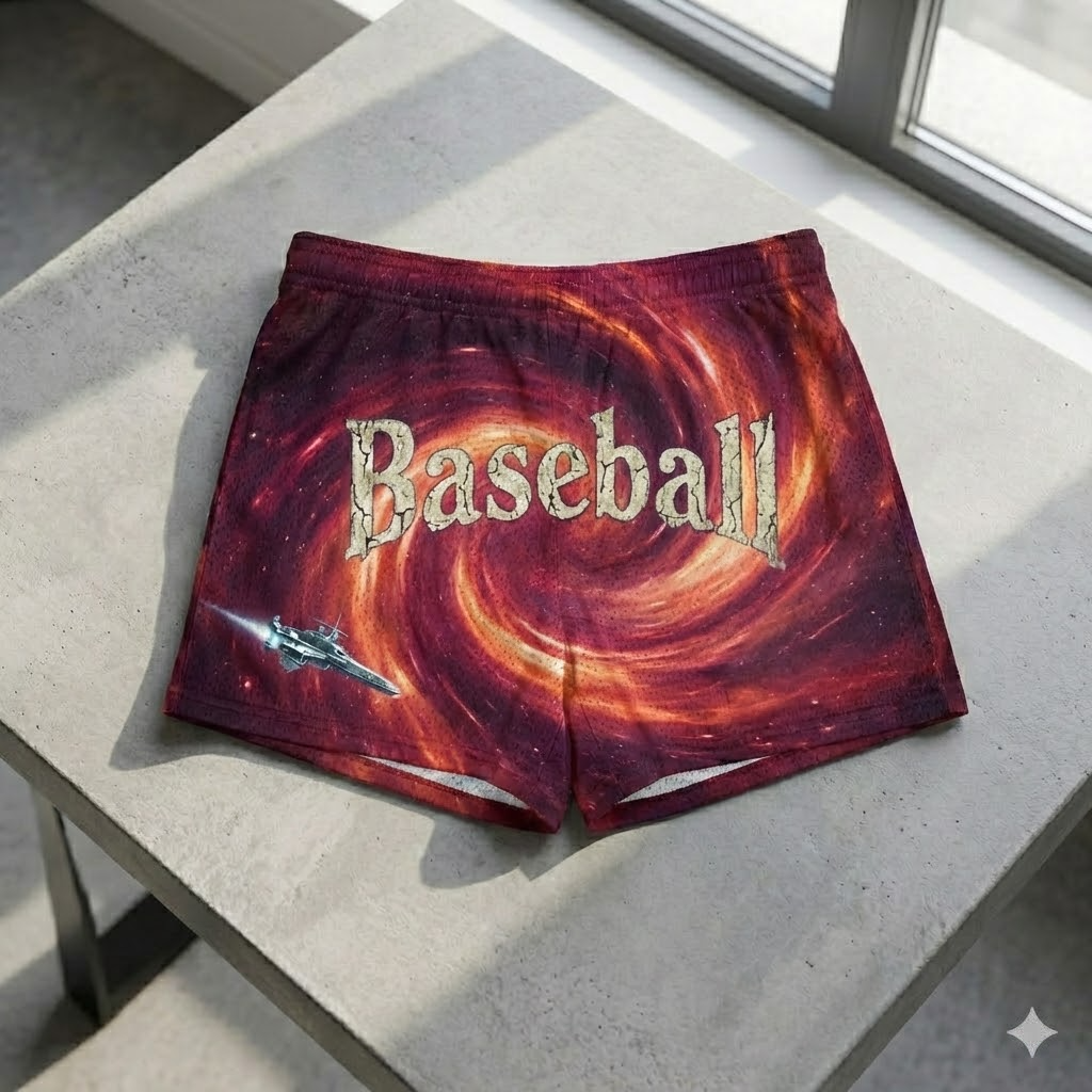 pencil youth shorts – trendy summer baseball graphic shorts for kids (copy)