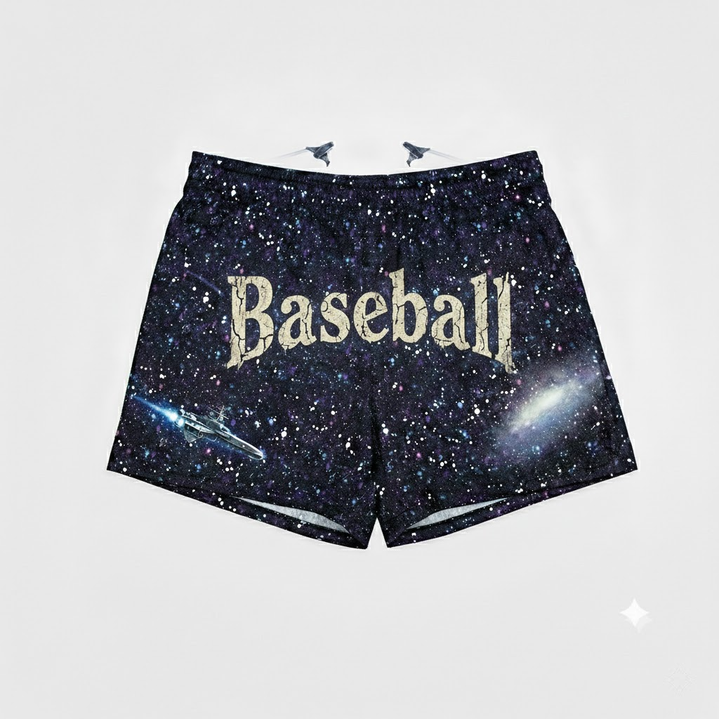 pencil youth shorts – trendy summer baseball graphic shorts for kids (copy)