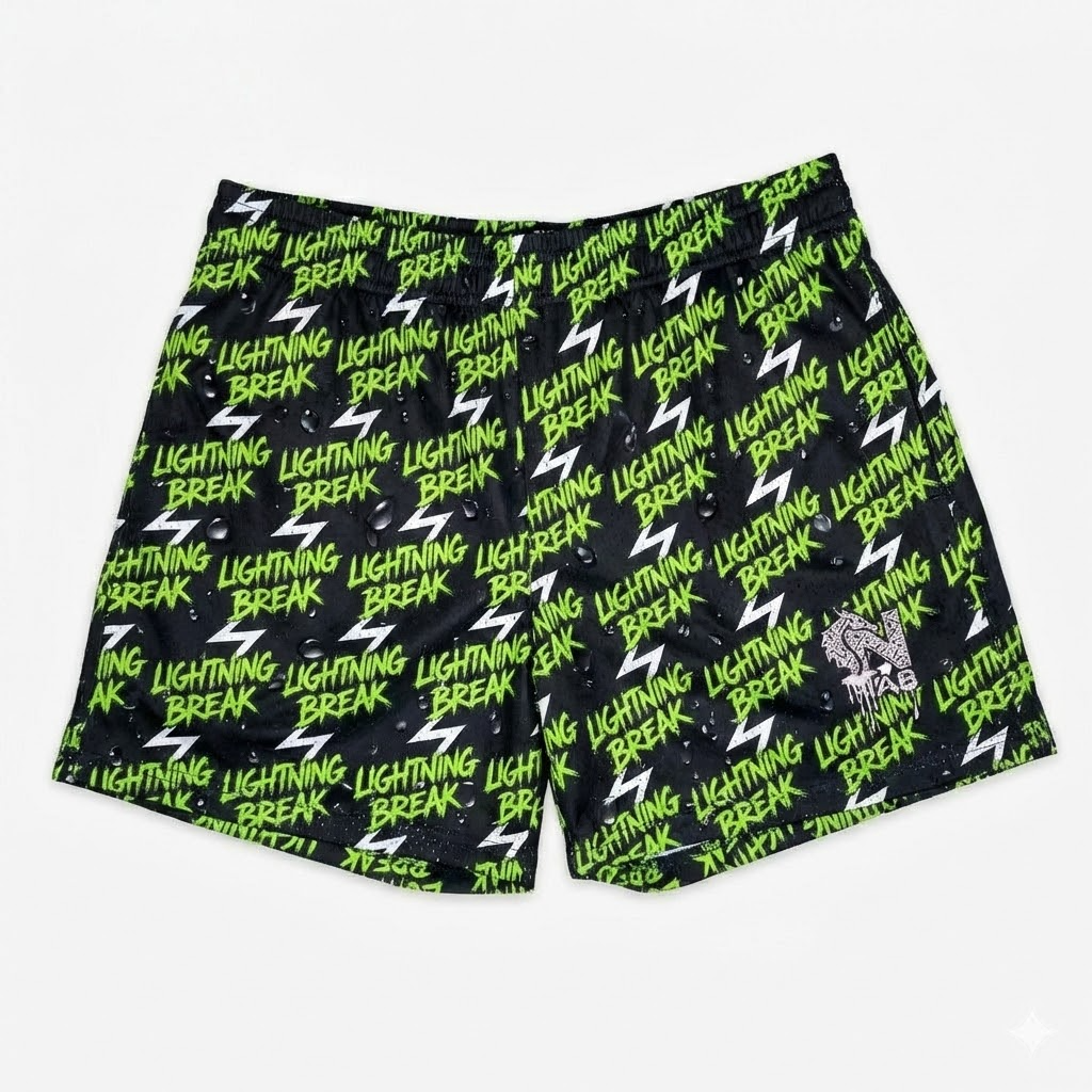 delay pause youth shorts – trendy summer baseball graphic shorts for kids