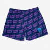 delay pause youth shorts – trendy summer baseball graphic shorts for kids