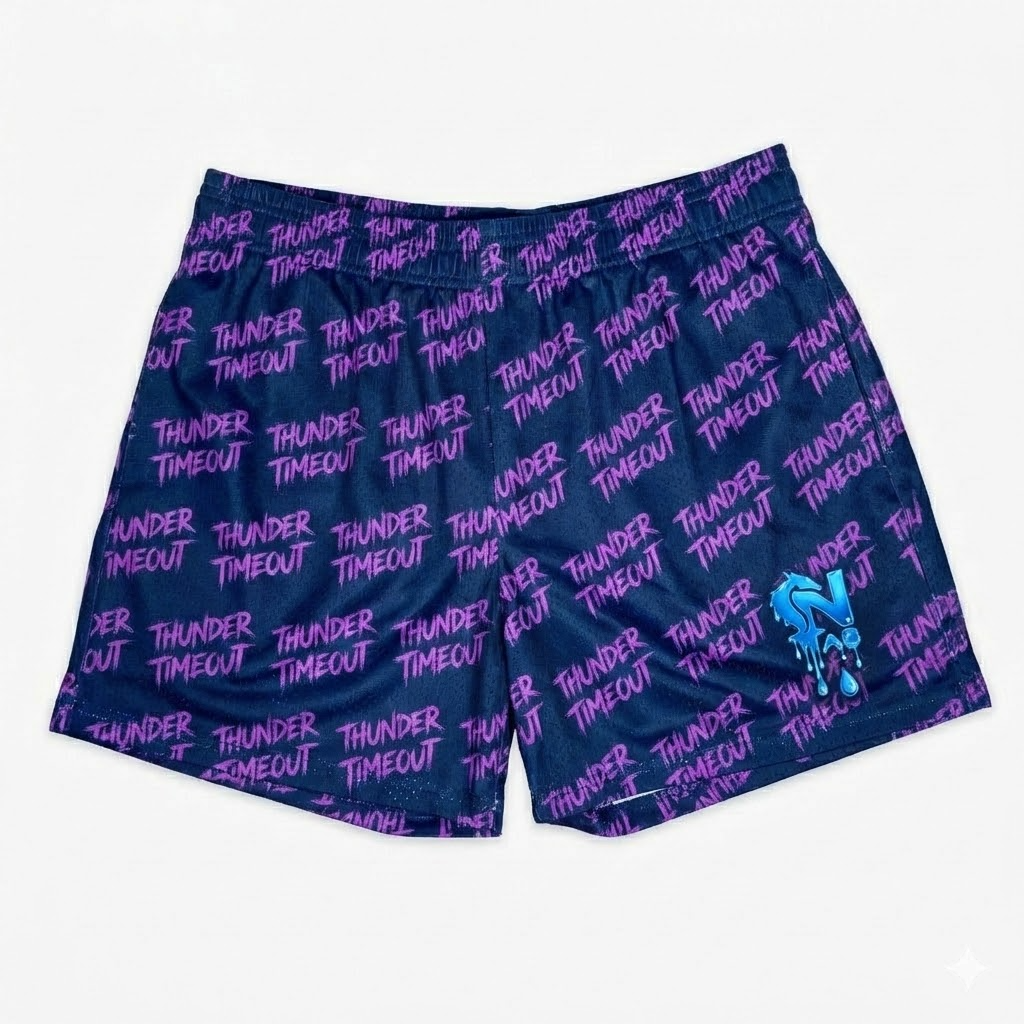 delay pause youth shorts – trendy summer baseball graphic shorts for kids