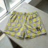 delay pause youth shorts – trendy summer baseball graphic shorts for kids
