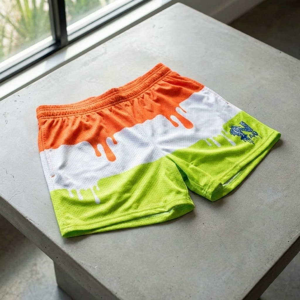 delay pause youth shorts – trendy summer baseball graphic shorts for kids (copy)